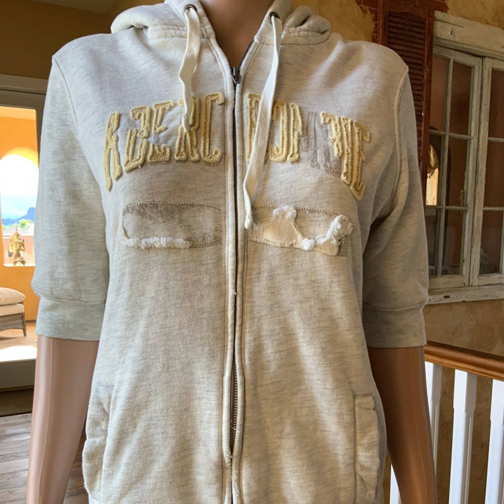 Abercrombie short sleeve sweatshirt